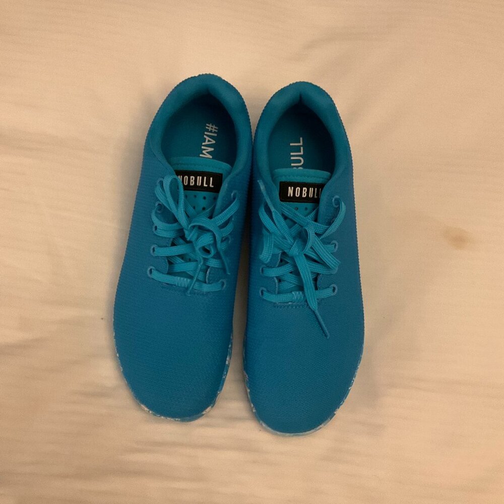 Nobull Men's Outwork - Neon Blue White Swirl / 10.5